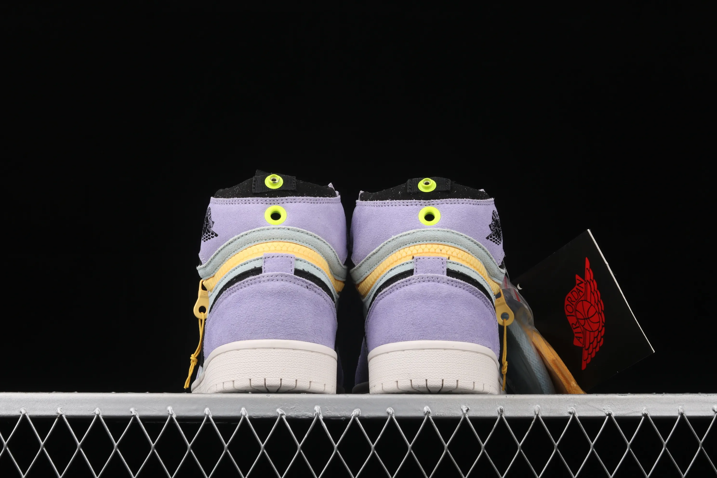 All categories Air Jordan Jordan series basketball shoes Air Jordan 1 High Z version Air Jordan 1 Switch "Violet" AJ1 Joe 1 Violet zipper High-top cultural basketball shoes CW6576-500